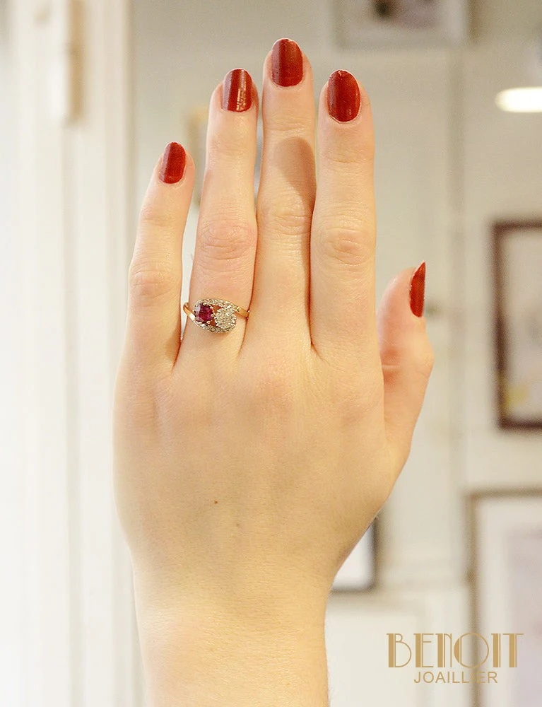 Toi et Moi Rubis et Diamant - Image 5
