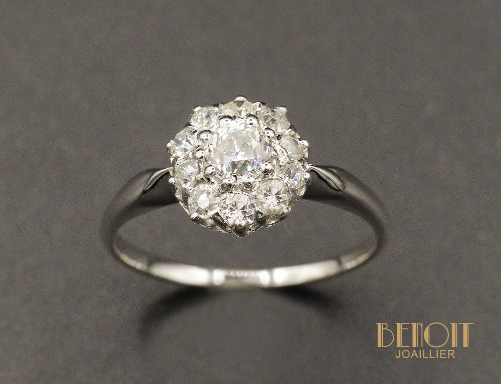 Bague Marguerite Diamants - Image 2