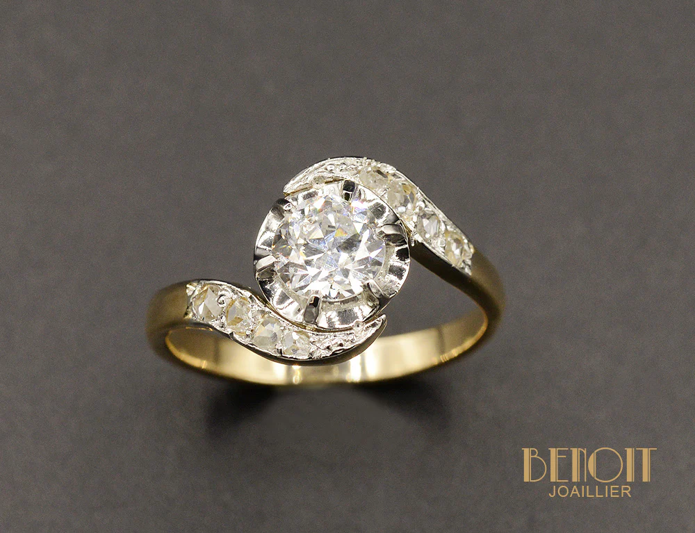Bague Tourbillon Diamant - Image 2