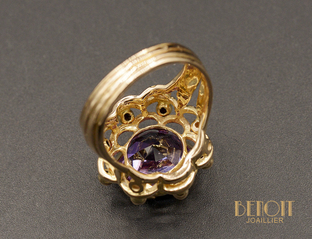 Bague Améthyste 1950 - Image 5