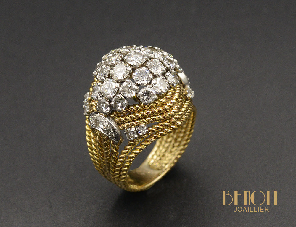 Bague Cocktail 1950