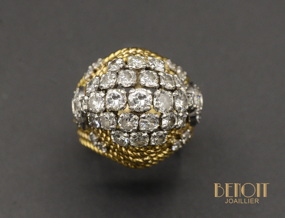 Bague Cocktail 1950 - Image 2