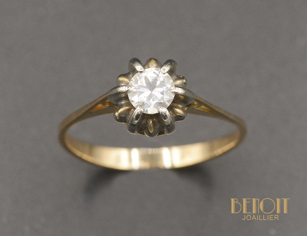 Solitaire Or Rose Diamant - Image 2
