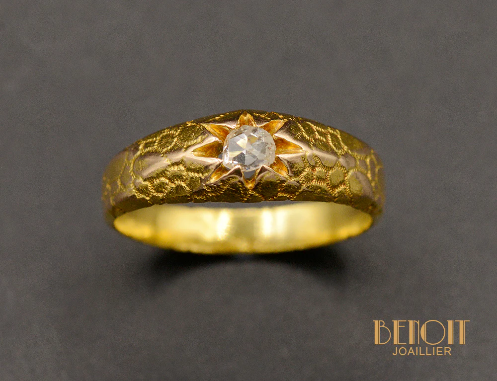 Solitaire Diamant taille Rose - Image 2