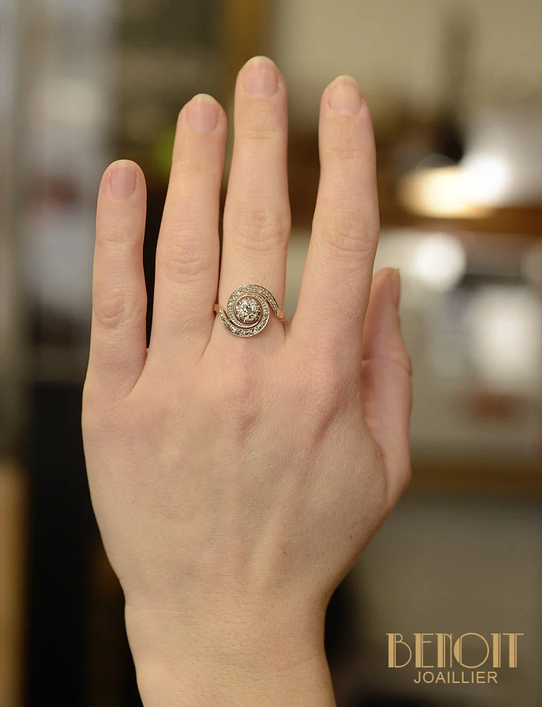 Bague Tourbillon Diamants - Image 5