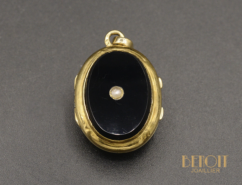 Pendentif Ouvrant Onyx
