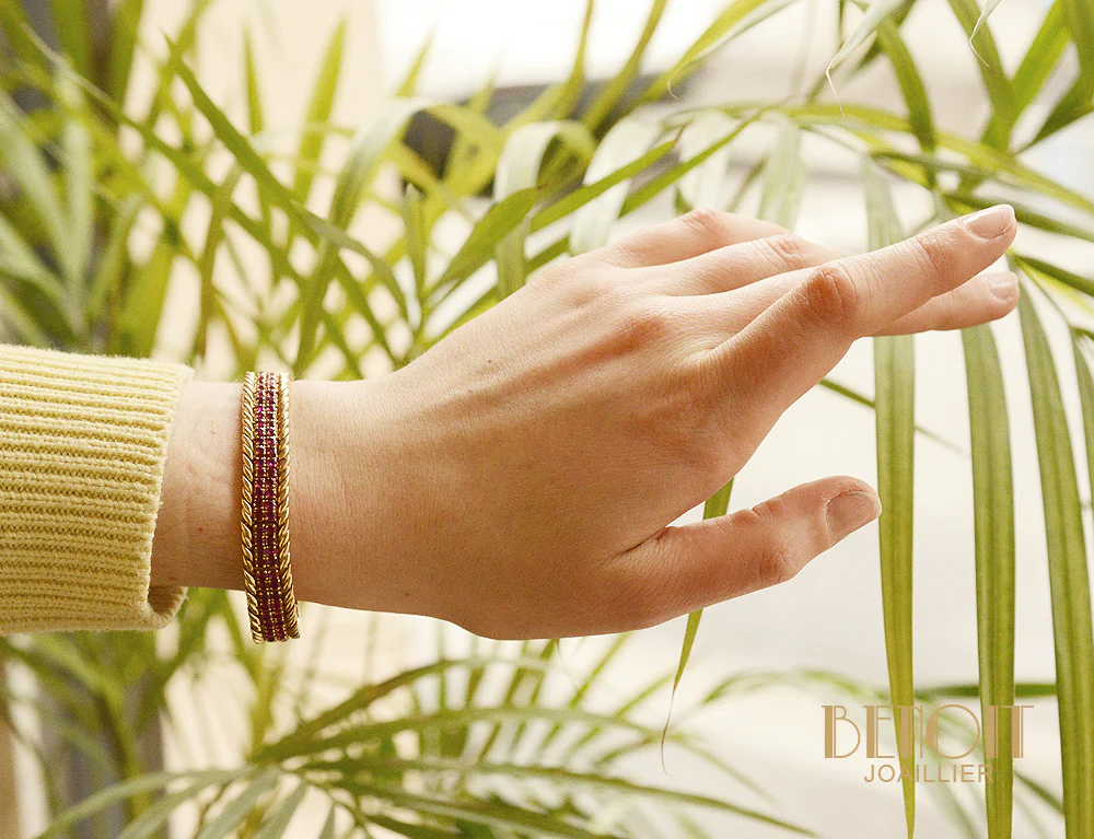Bracelet Ruban Mauboussin Or et Rubis - Image 4
