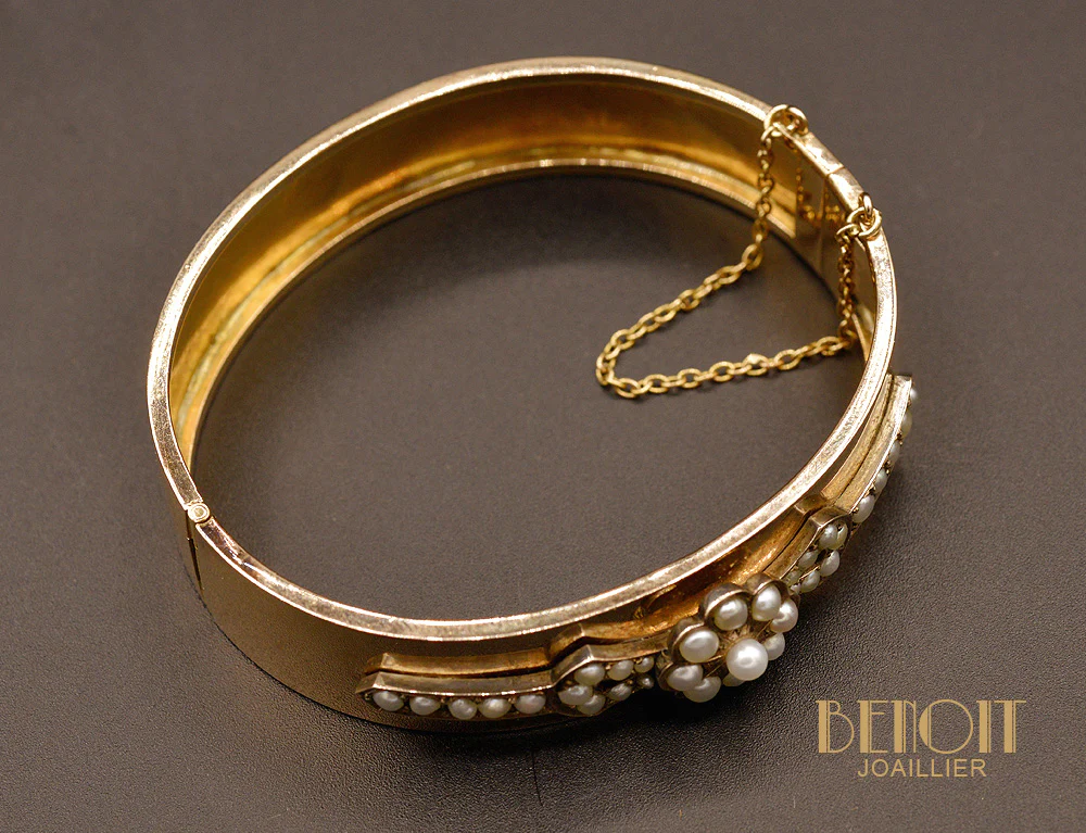 Bracelet Napoléon III Perles Fines - Image 2