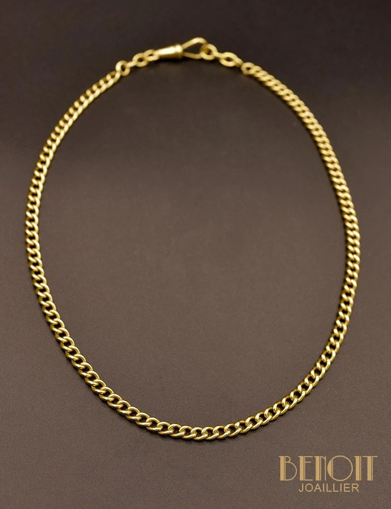 Chaine Ancienne en Or 750/1000e - Image 3