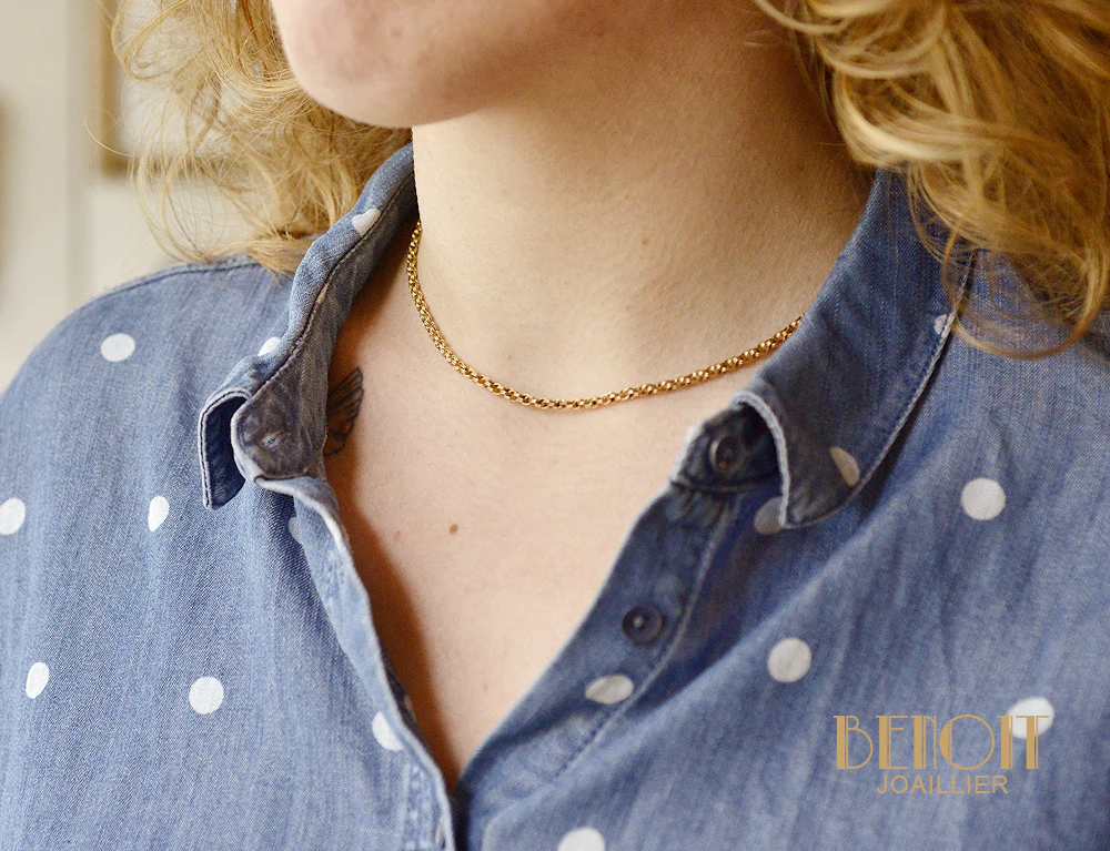 Chaine Vintage ras-de-cou - Image 4