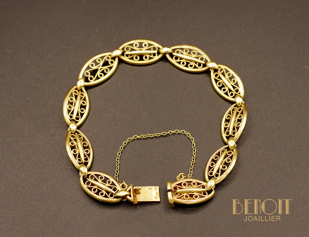 Bracelet Filigrane Début XXe Siècle - Image 3