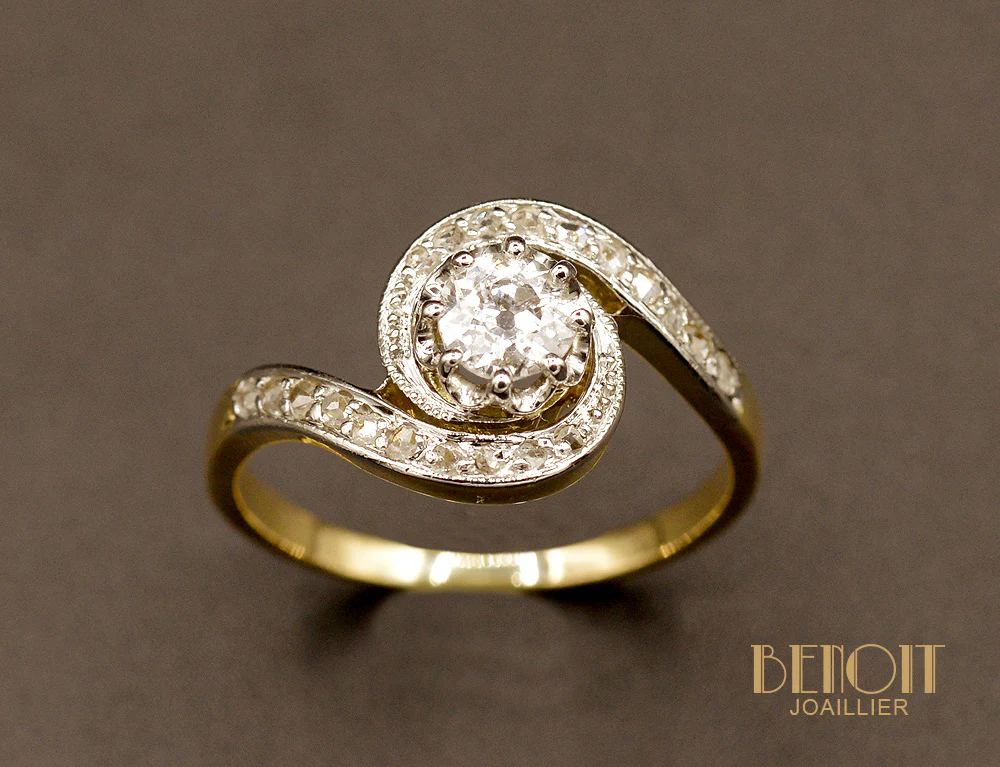 Bague Tourbillon Diamants - Image 2