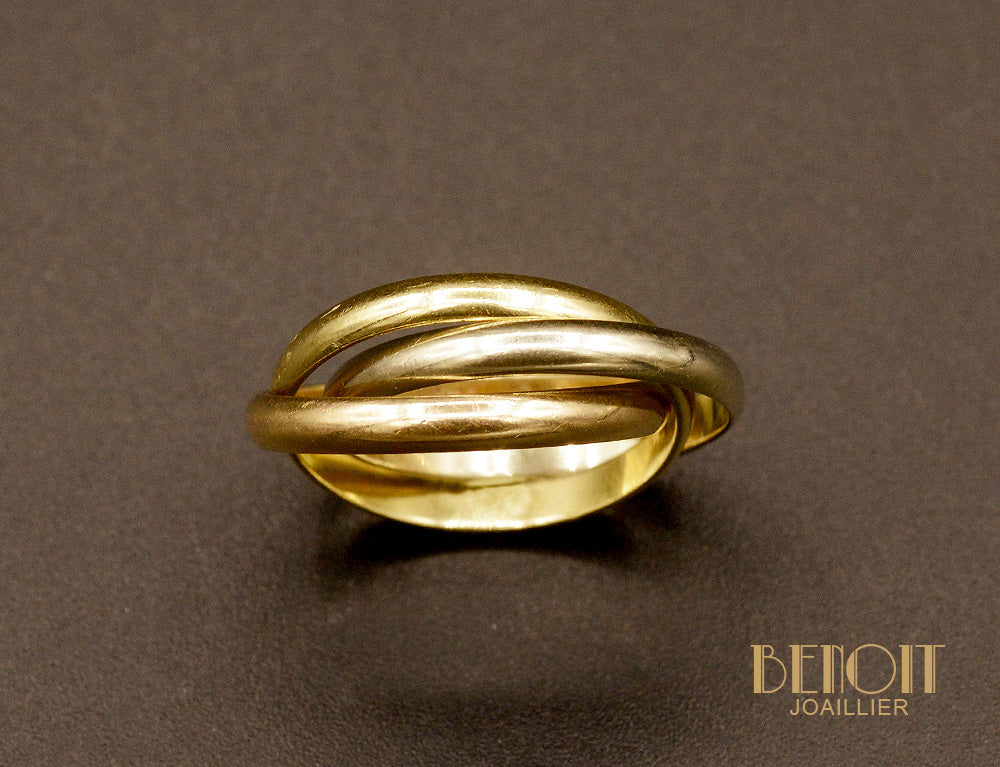 Bague "Trinity" Cartier 3 ors T52 - Image 2