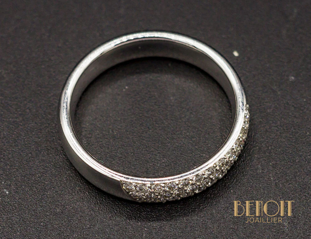 Alliance Jonc Parisien Diamants - Image 4