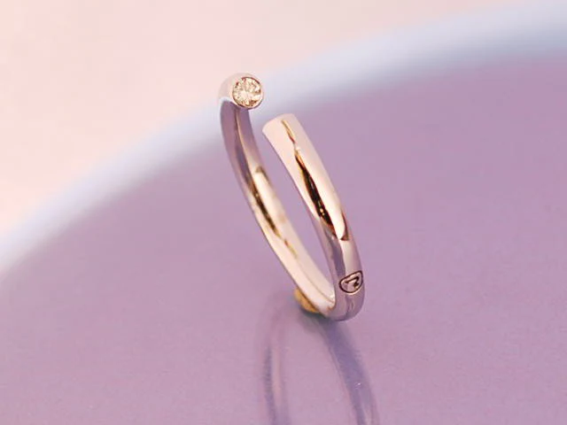 Alliance Or 18 carat et diamants - Image 3