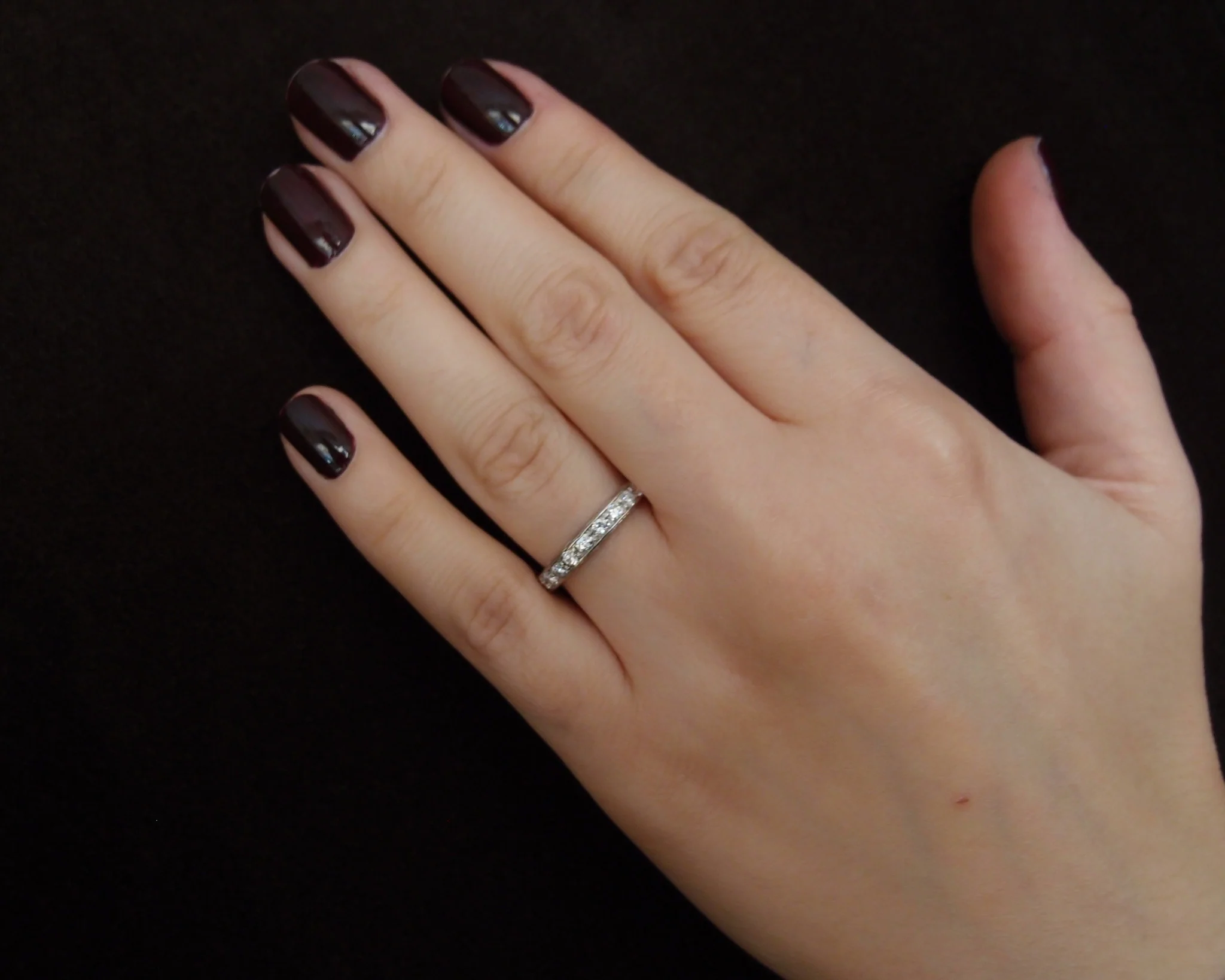Alliance platine diamants 1.2 ct - Image 4