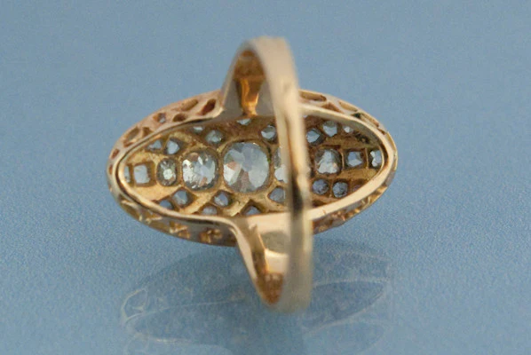 Bague 1900, Or, Émail et Diamants - Image 2