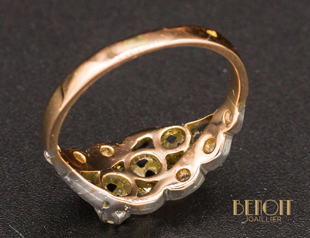 Bague 1900 Trilogie de Diamants - Image 6