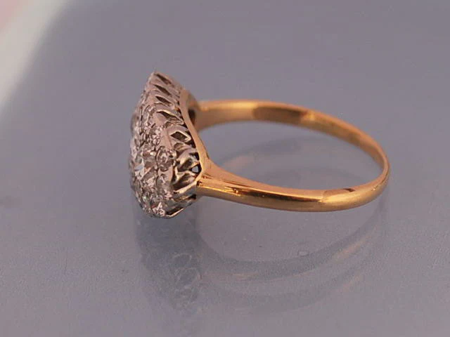 Bague 1930 or et diamants - Image 2