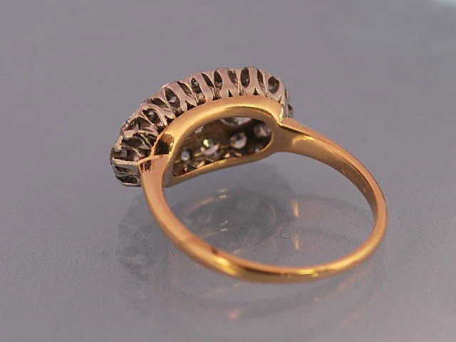 Bague 1930 or et diamants - Image 3