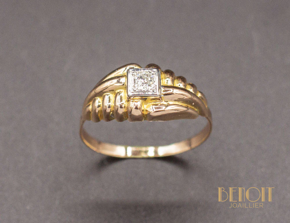 Bague 1940 Diamant - Image 2