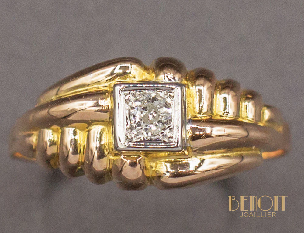 Bague 1940 Diamant - Image 3