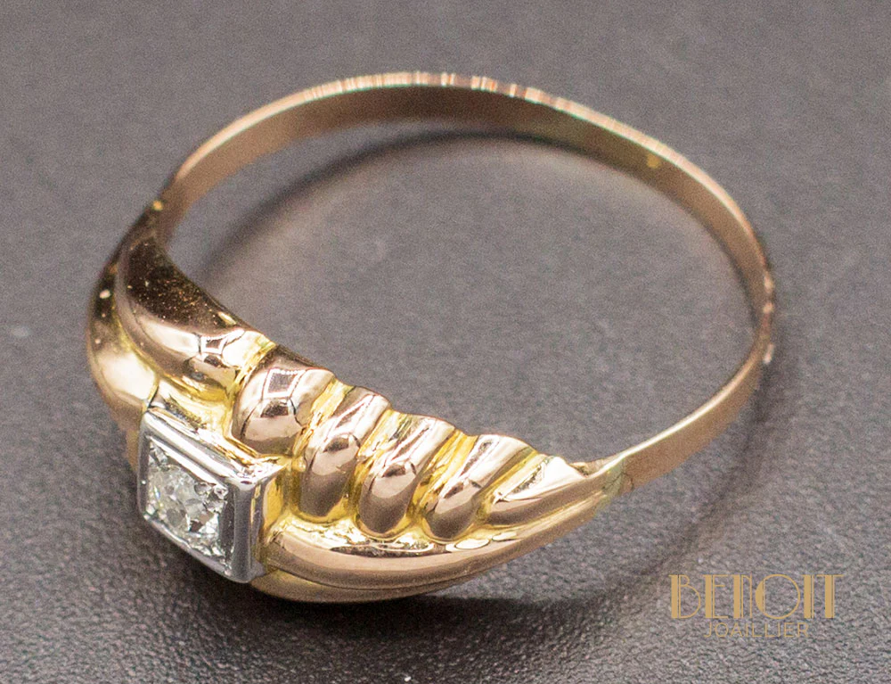 Bague 1940 Diamant - Image 4