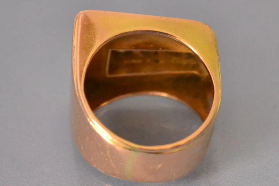 Bague 1940 or et diamants - Image 3