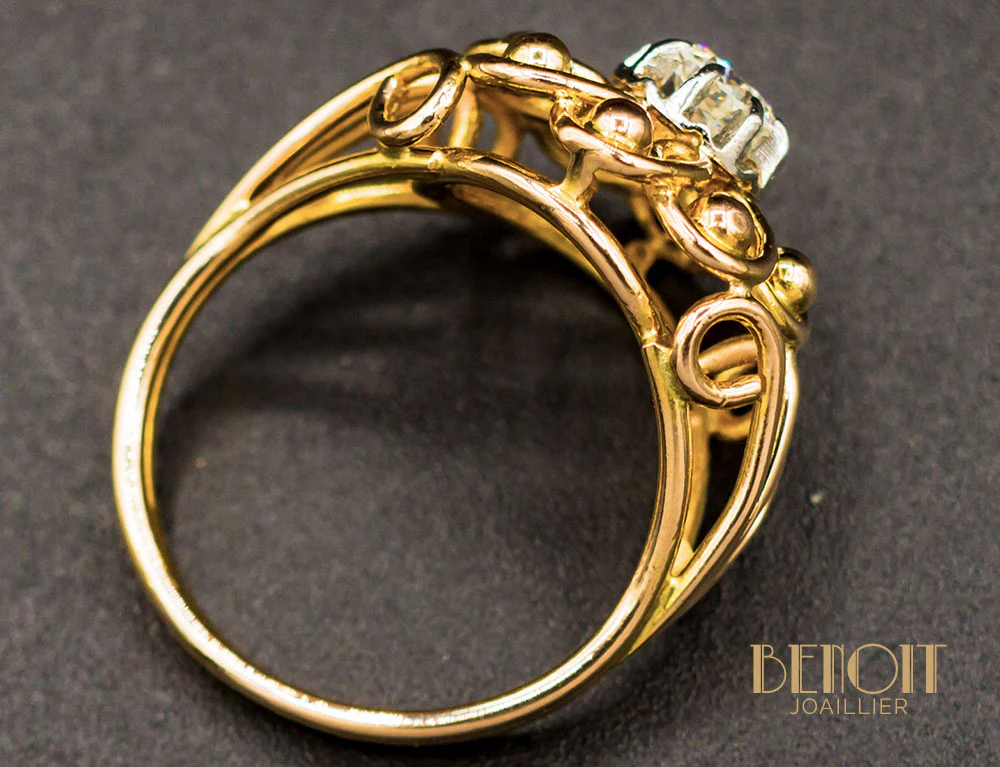 Bague 1950 Diamant - Image 5