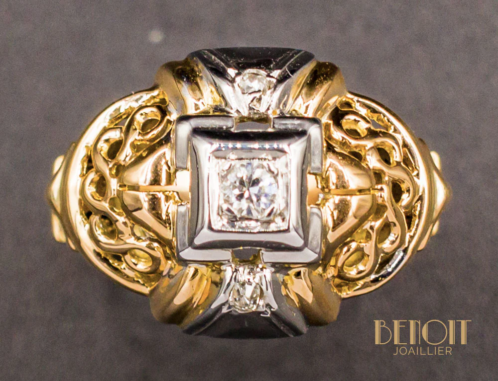Bague 1950 Diamant - Image 3