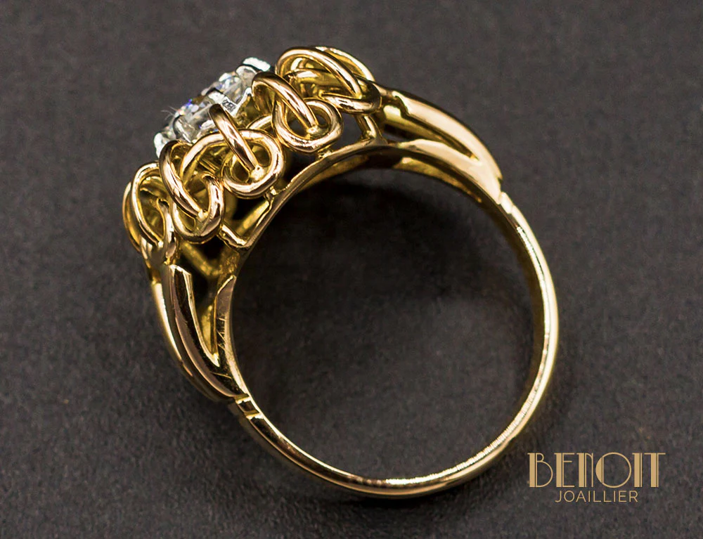 Bague 1950 Diamant - Image 5