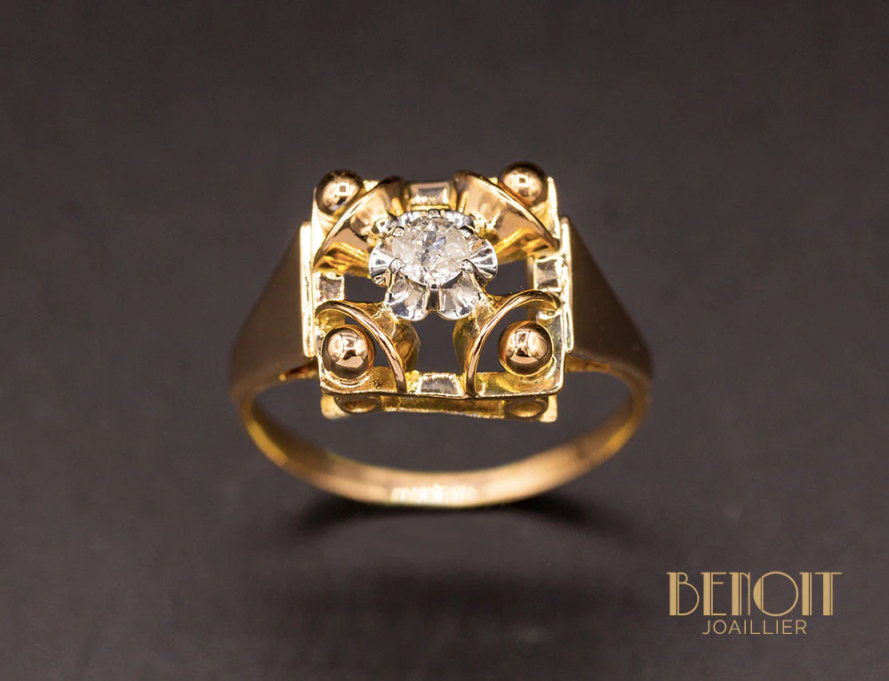 Bague 1950 Diamant - Image 2