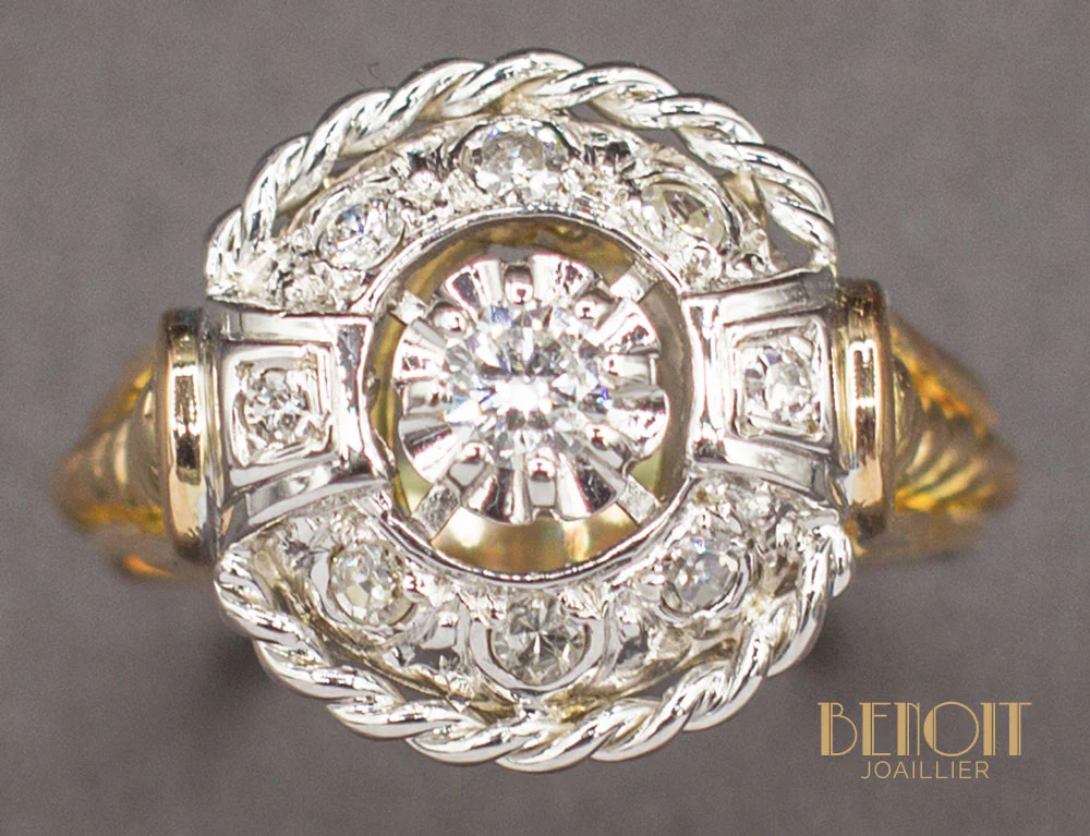 Bague 1950 Diamants - Image 3