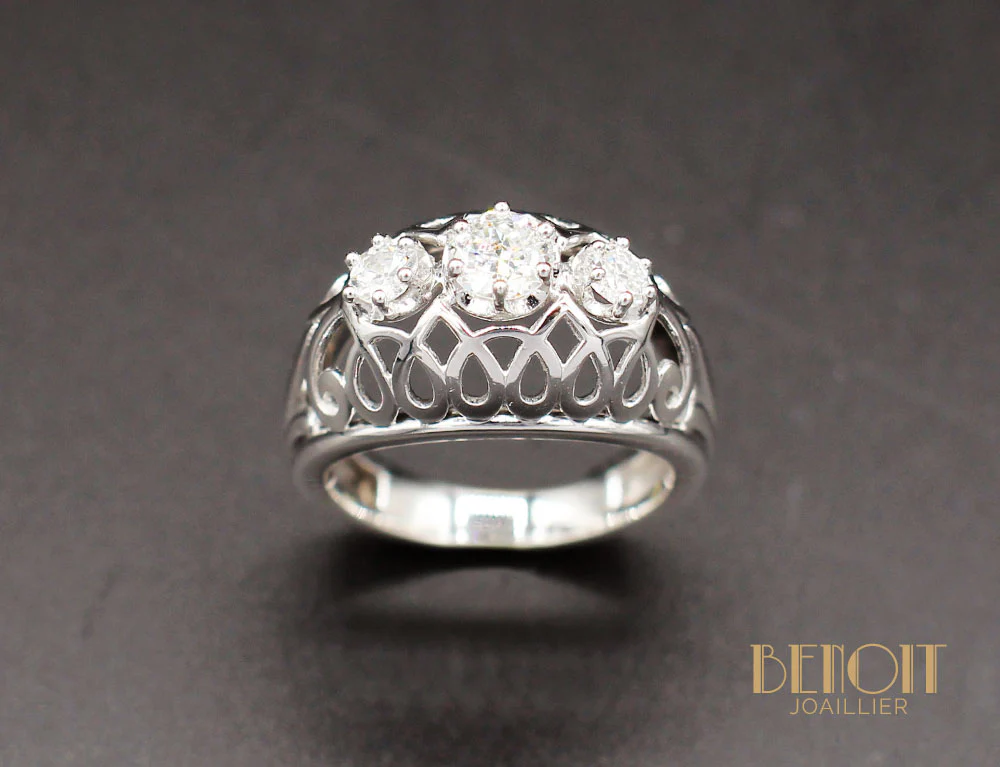 Bague 1950 Diamants - Image 2