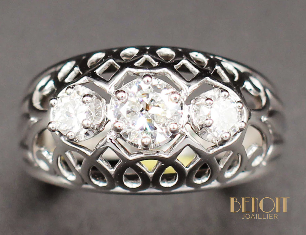 Bague 1950 Diamants - Image 3