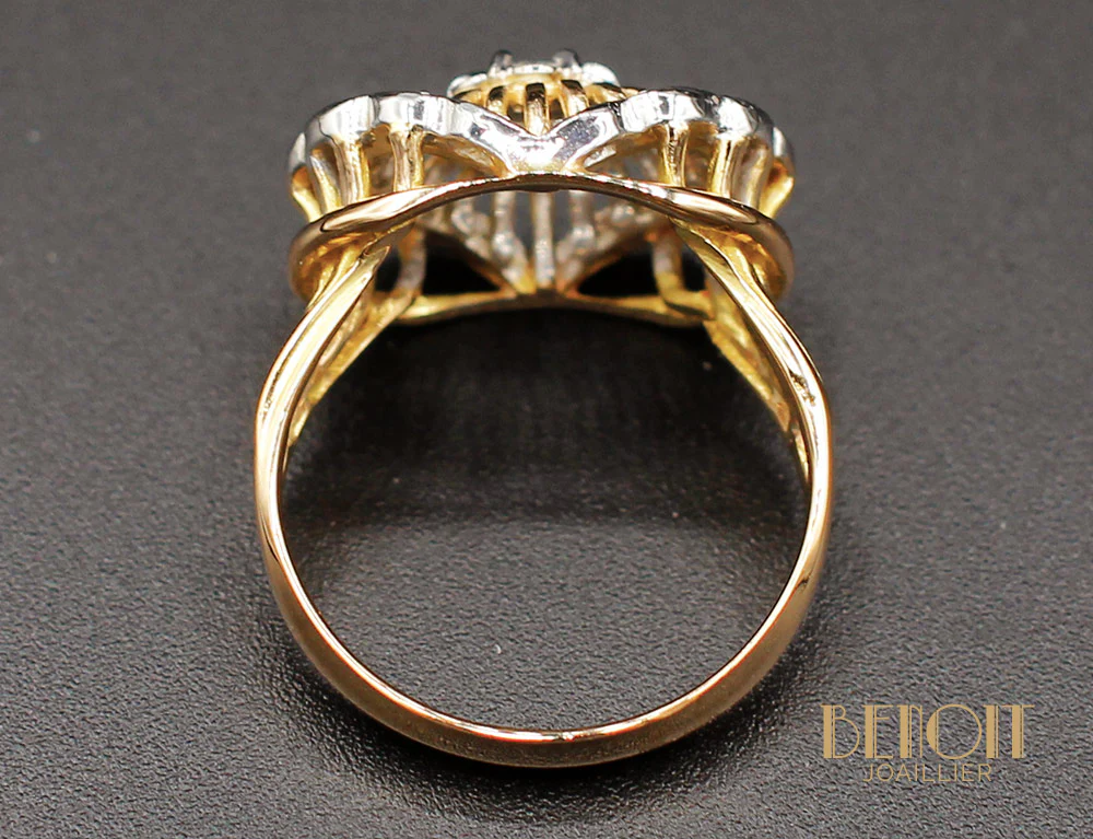 Bague 1950 Or Diamants - Image 5