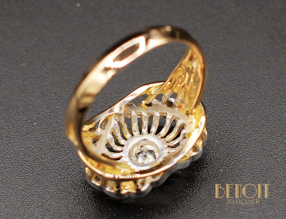 Bague 1950 Or Diamants - Image 6