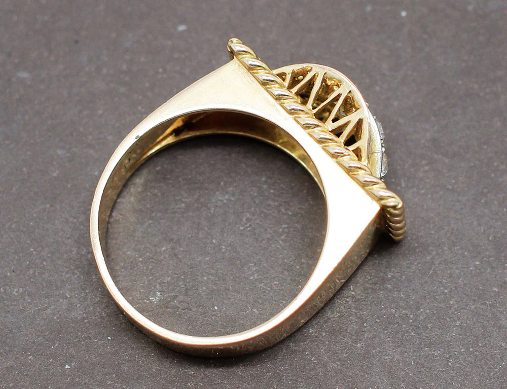 Bague 1950 Or et Diamants - Image 6