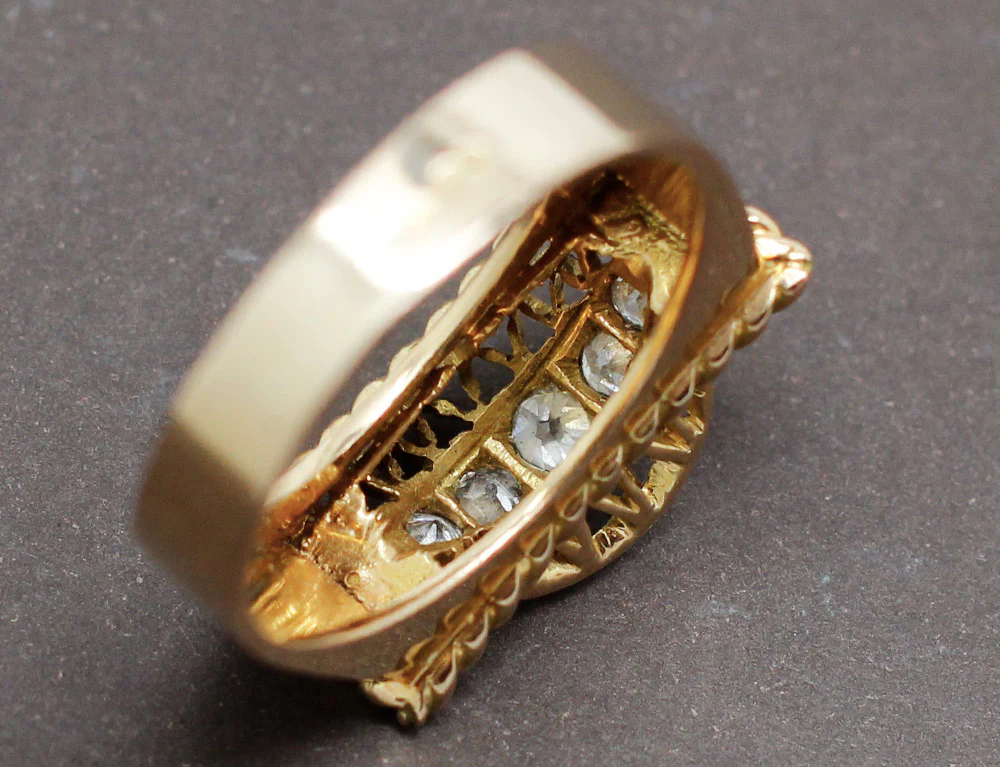 Bague 1950 Or et Diamants - Image 7