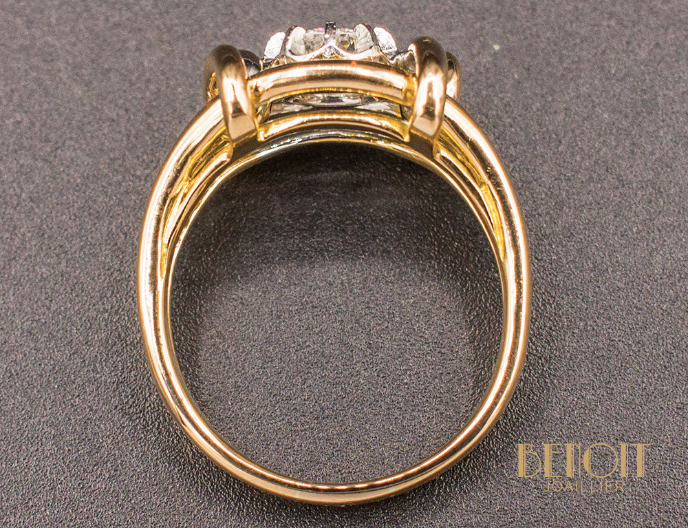 Bague 1950 Or et Diamants - Image 6