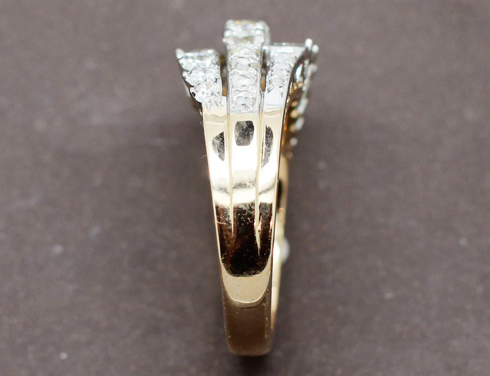 Bague 3 Anneaux Diamants - Image 6