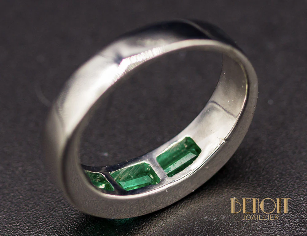 Bague 3 Emeraudes - Image 4