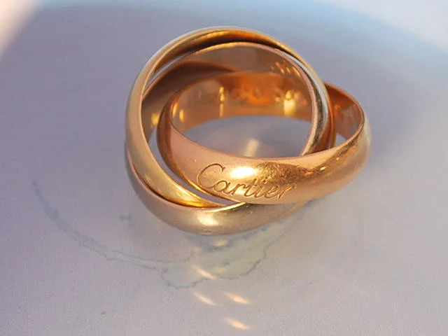 Bague 3 ors Cartier gros model - Image 2