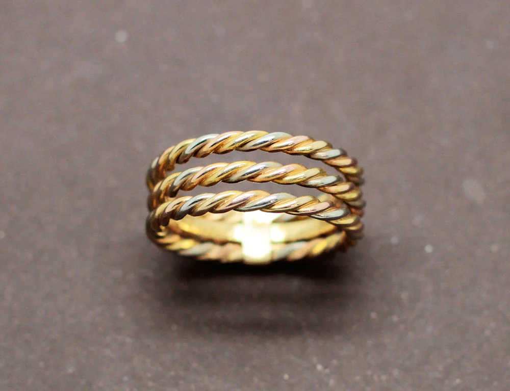 Bague 3 Ors Torsadés Cartier - Image 2