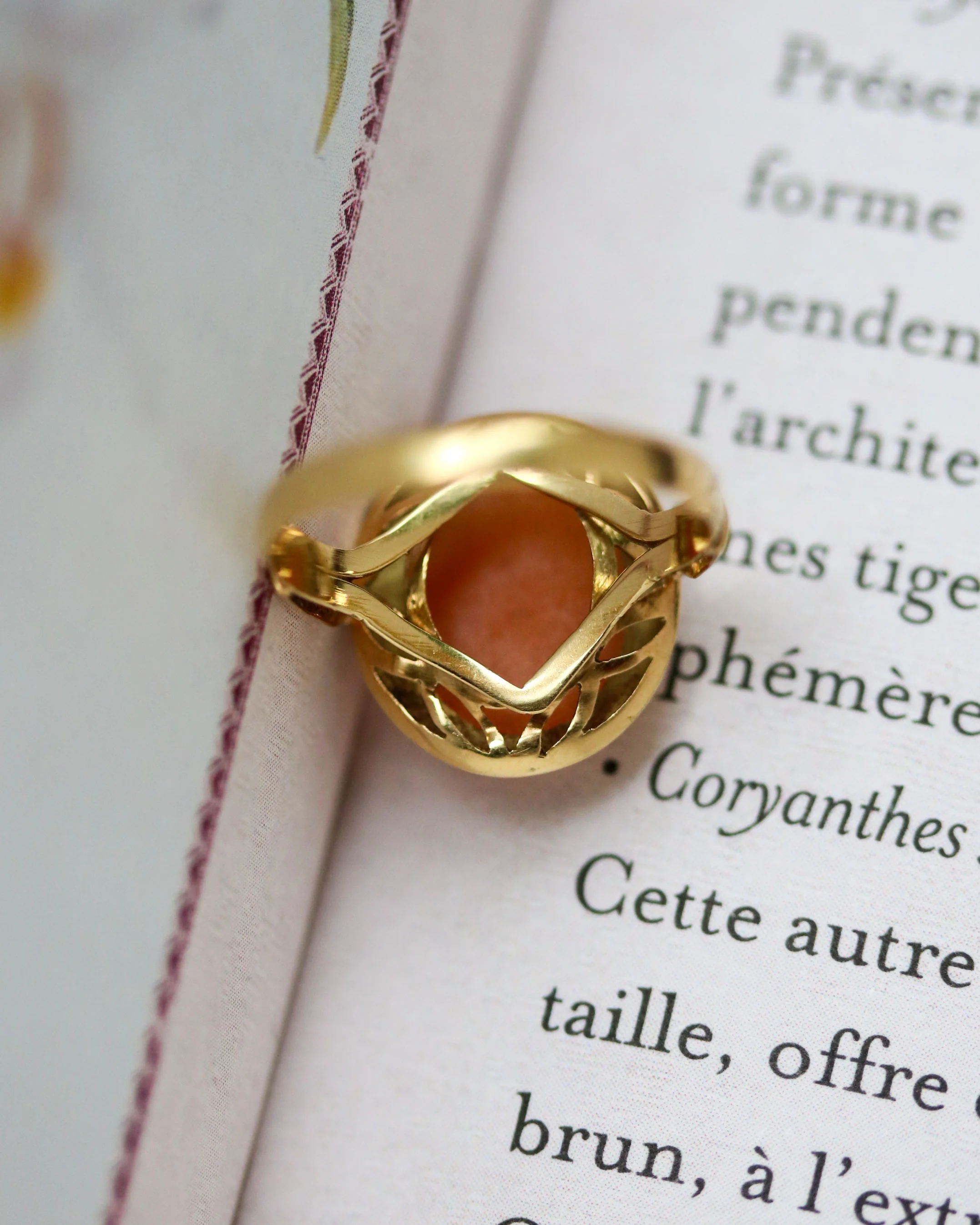 Bague Ancienne Camée Or Jaune - Image 3