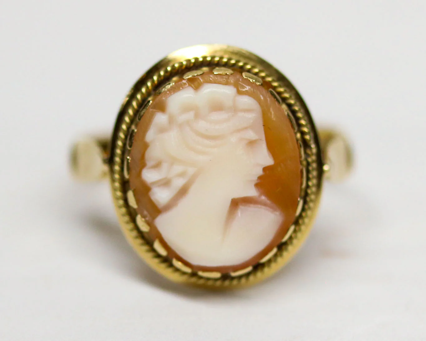 Bague Ancienne Camée Or Jaune - Image 6