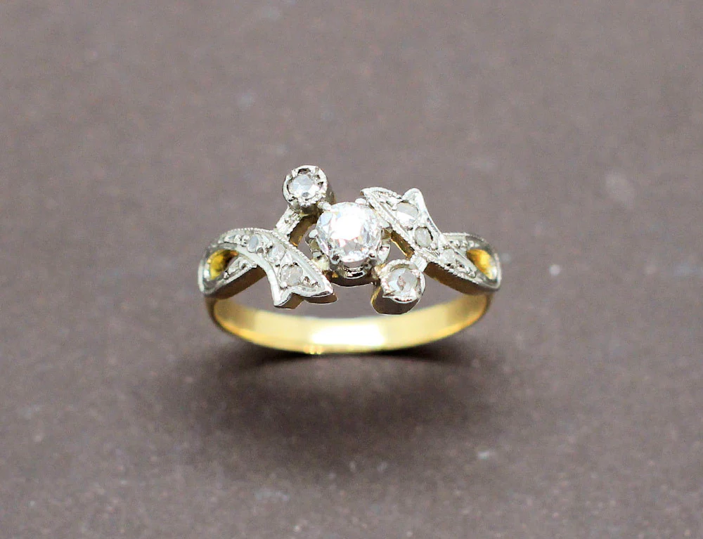 Bague Ancienne Diamants - Image 2