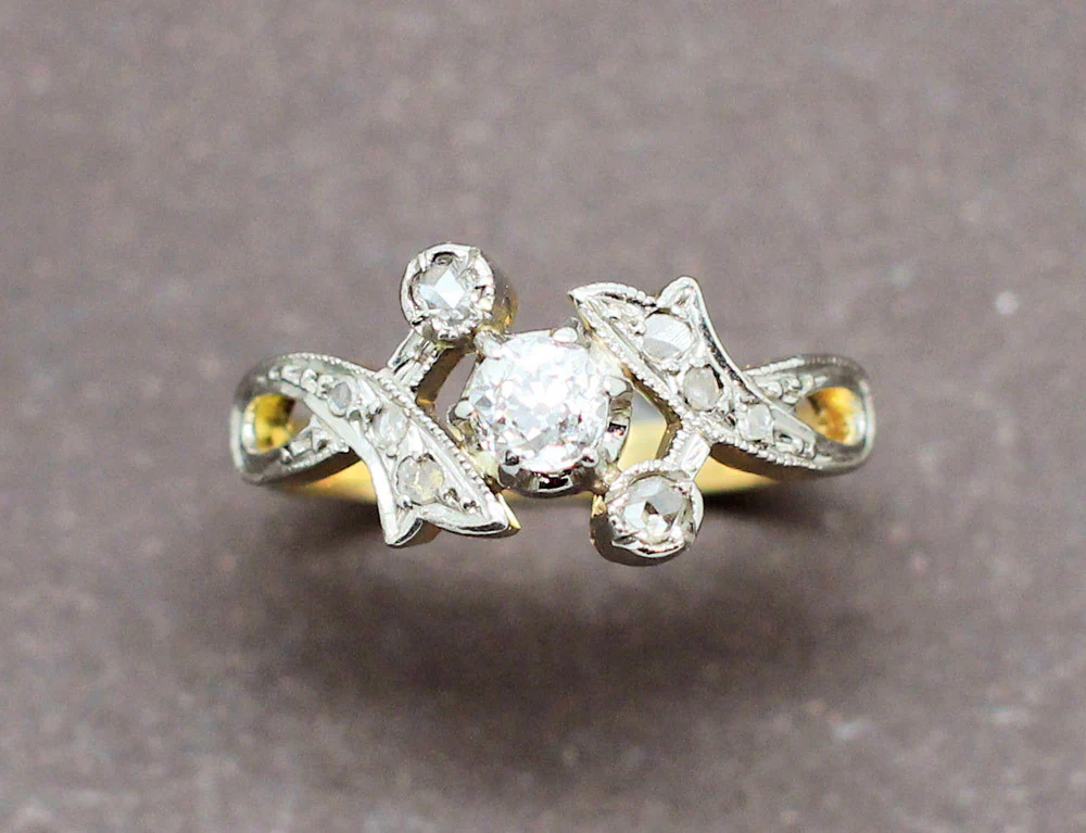 Bague Ancienne Diamants - Image 3