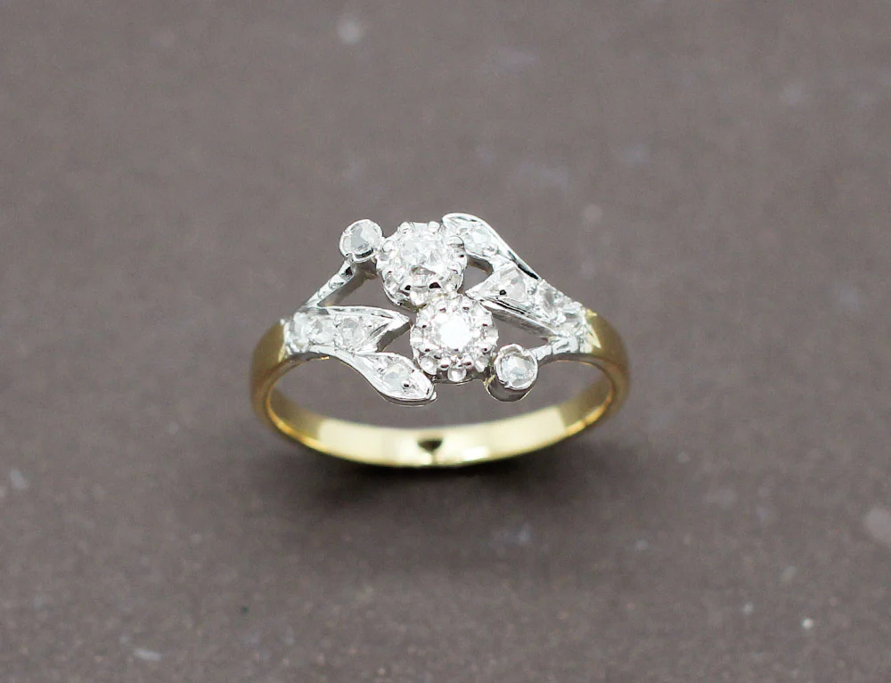 Bague Ancienne Diamants - Image 2
