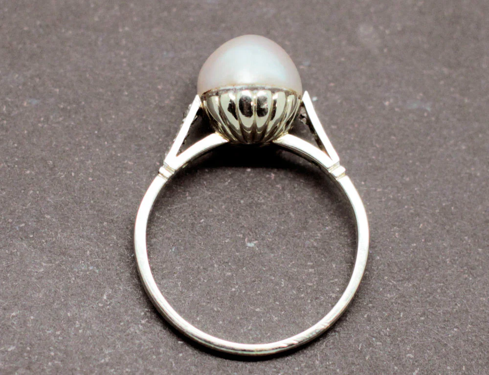 Bague Ancienne Perle Mabé - Image 4